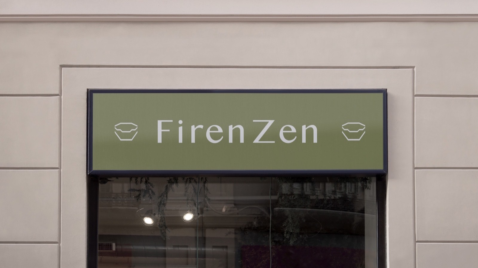 FirenZen storefront signage