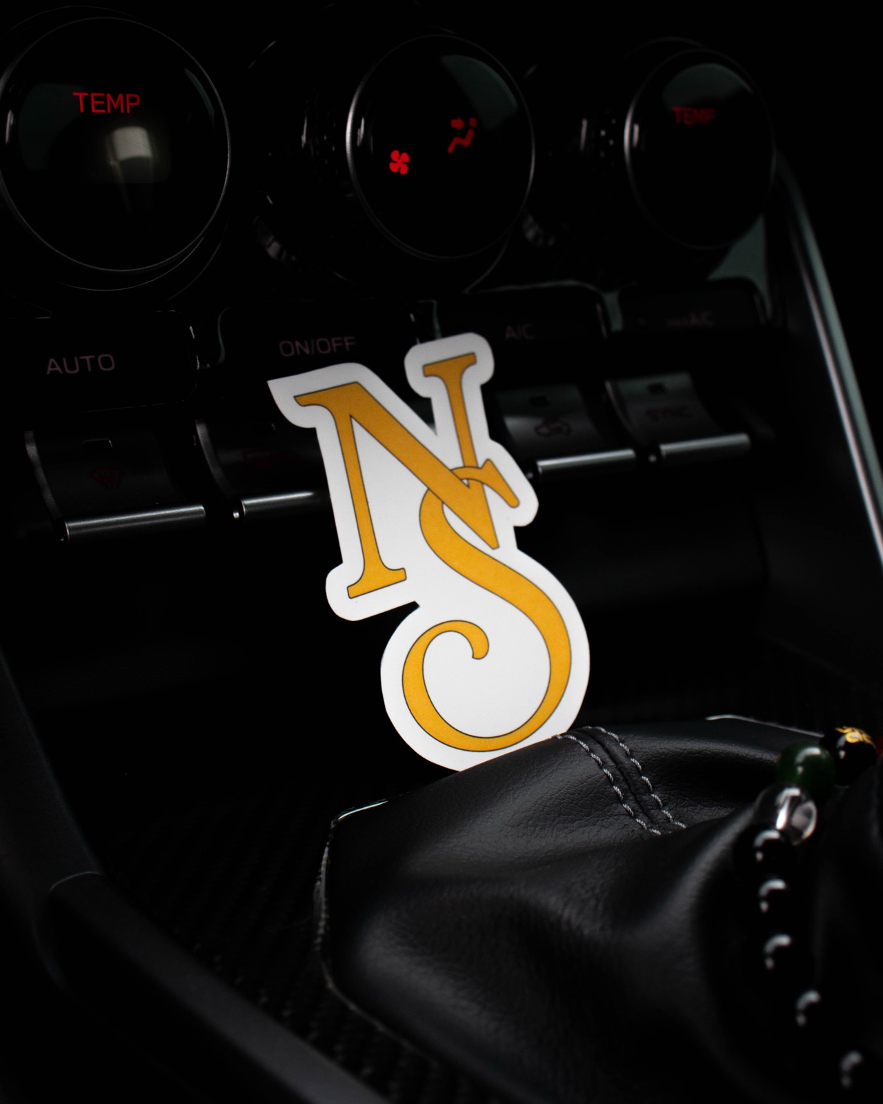 Sticker application detail