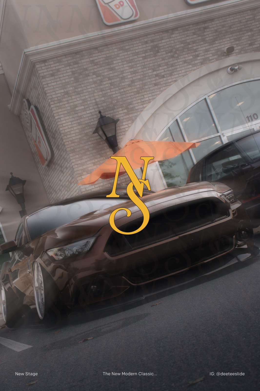 Poster three, Mustang at the drive-through